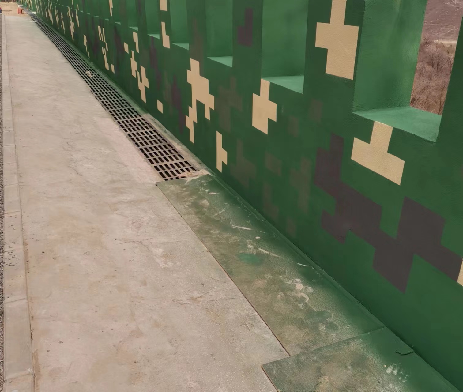 杭州围墙迷彩喷涂,数迷彩漆